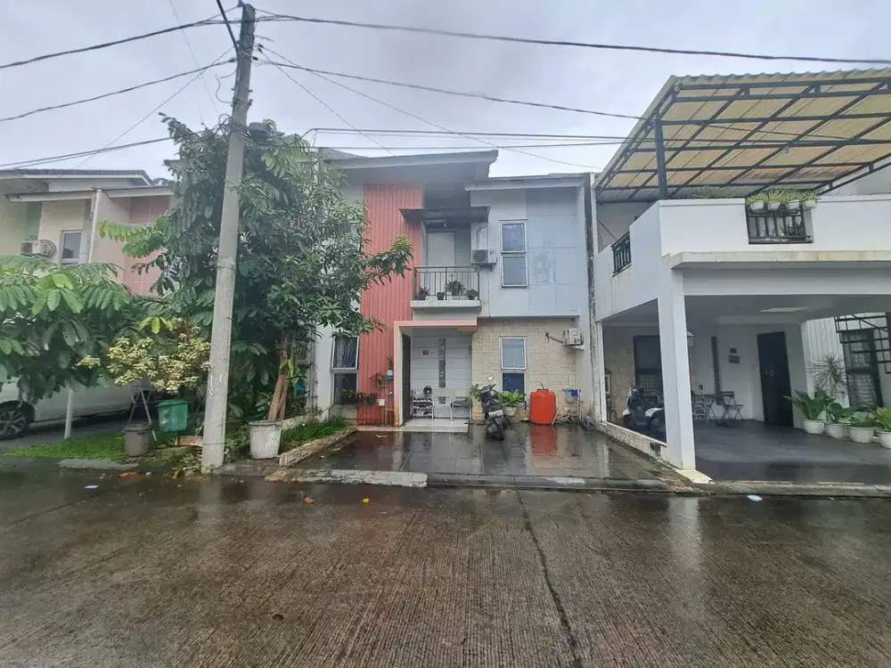 Rumah 2 Lantai SHM 15 Menit ke Pintu Tol BSD Barat 1 Siap Huni J-40220