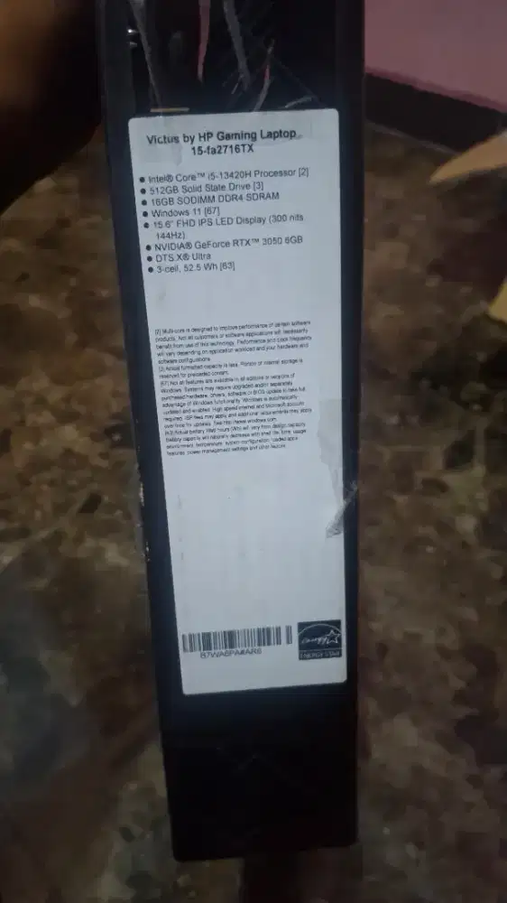 Merek Laptop Victus by HP Gaming Laptop 15-FA2716TX