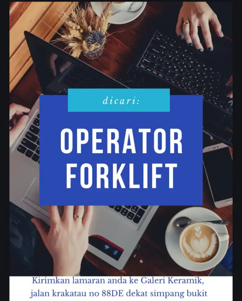 Dibutuhkan segera Supir Forklift Operator Forklift
