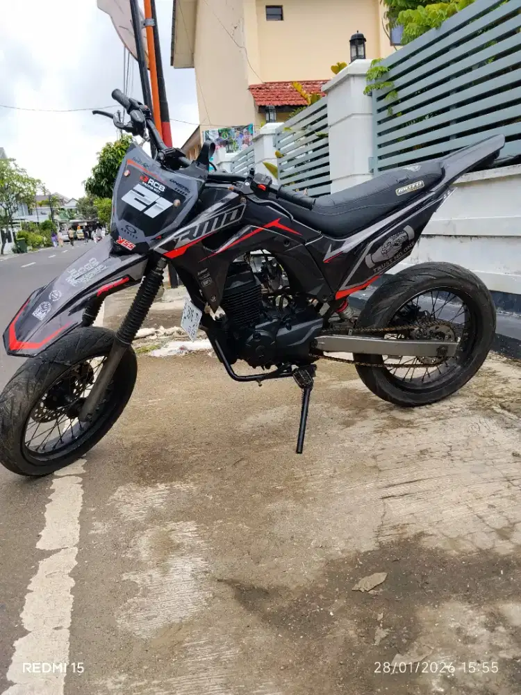 CRF mesin megapro2013 pribadi Lengkap modif Trail KLX WR murah Cros150