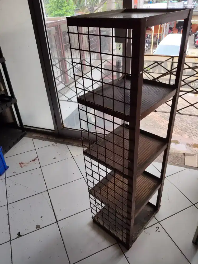 Rak gantung 5 tingkat, besi kokoh