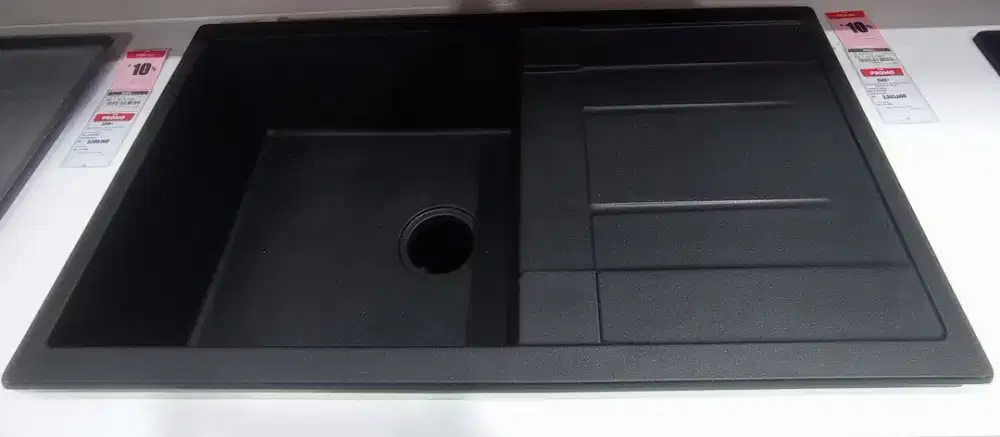 ZEHN+ GRANITE SINK 1B-WING 86X50 8202 HB104 BLACK