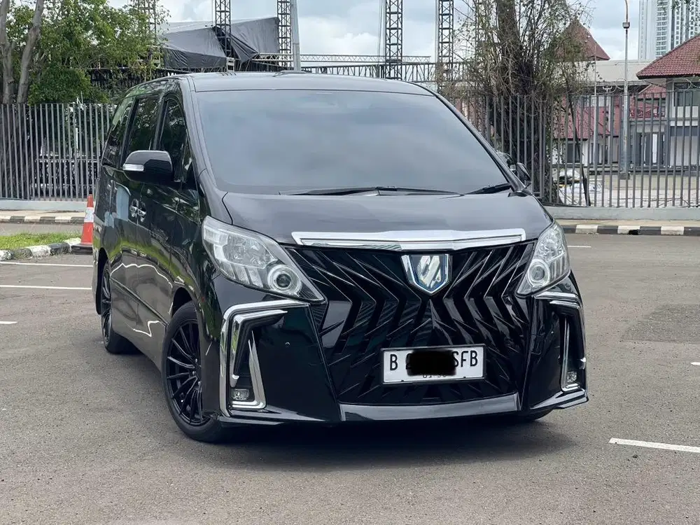 TOYOTA ALPHARD SC 2014 HITAM TERMURAH SIAP PAKAI