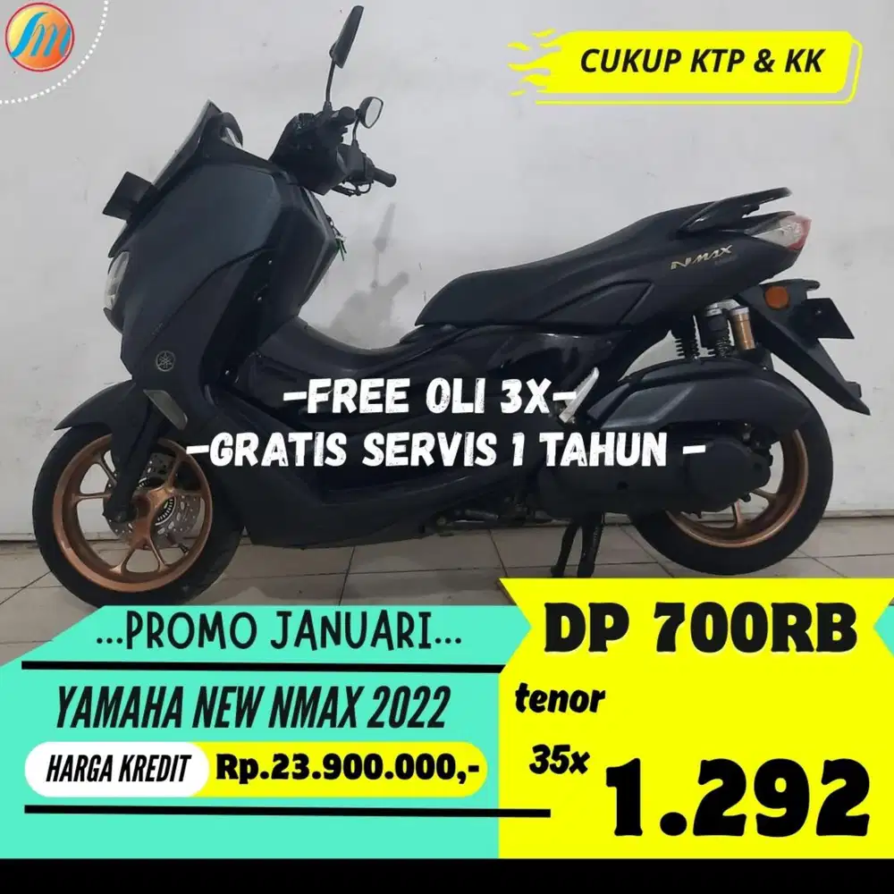 DP 700RIBU KM SUPER LOW YAMAHA NEW NMAX 2022 ANGSURAN SANGAT RINGAN