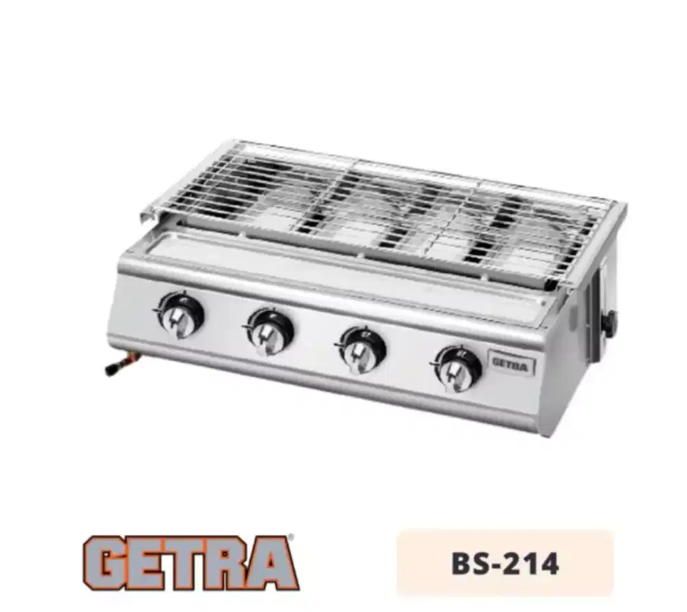 Kompor Bakar GETRA 4 Tungku - type BS-214 (BARU /NEW)