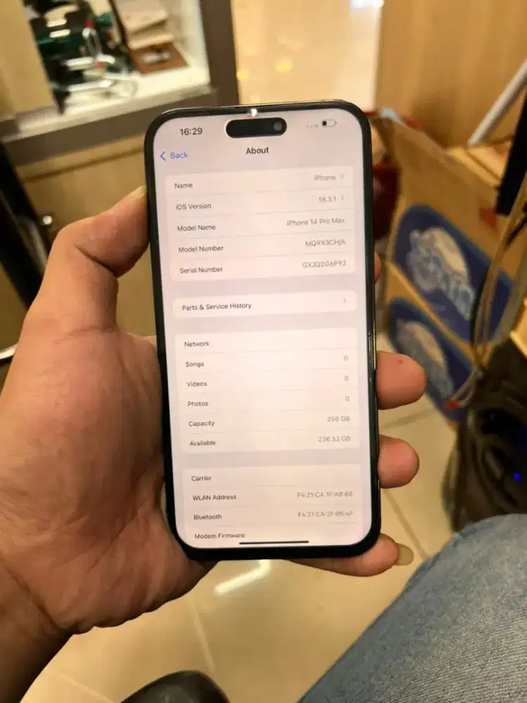 Iphone 14promax 256 wifi only