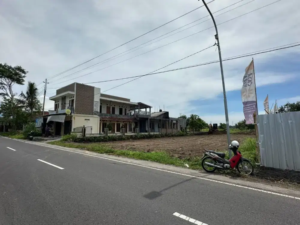 Tanah 3jtan, Tepi Jalan Raya Pandowoharjo, Utara RS PKU Sleman