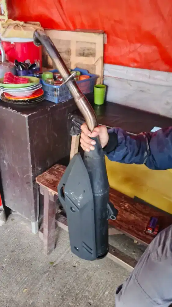 Dijual kenalpot nmax old bahan kenalpot pcx