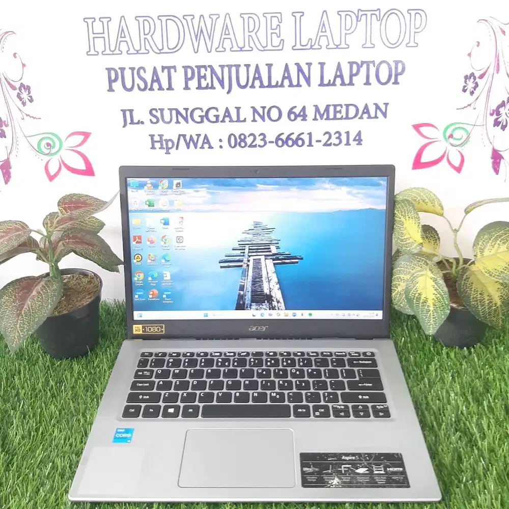 LAPTOP MURAH ACER ASPIRE 5 A514-54 CORE I3-1115G4 RAM 4GB NVME 256GB