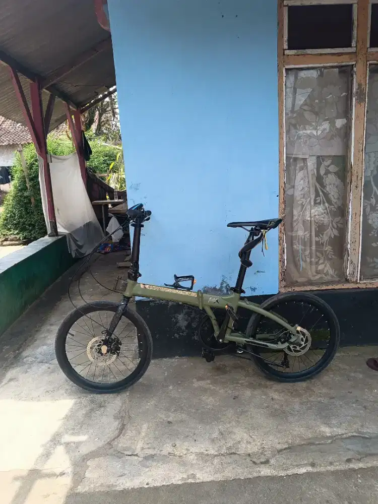 Sepeda lipat element frame alloy