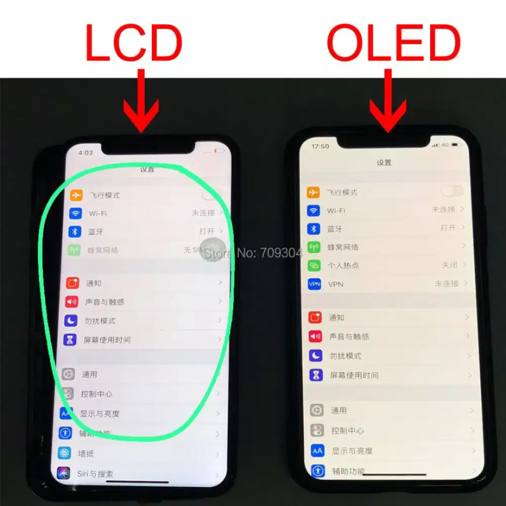lcd iphone x xs xr xsmax 11 12 13 new free pasang