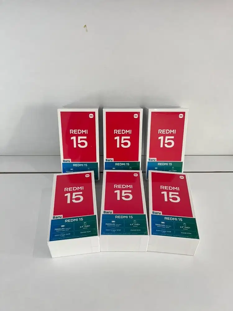Promo Redmi 15 Ram 8/128 & Ram 8/256 Baru,Segel,Bergaransi