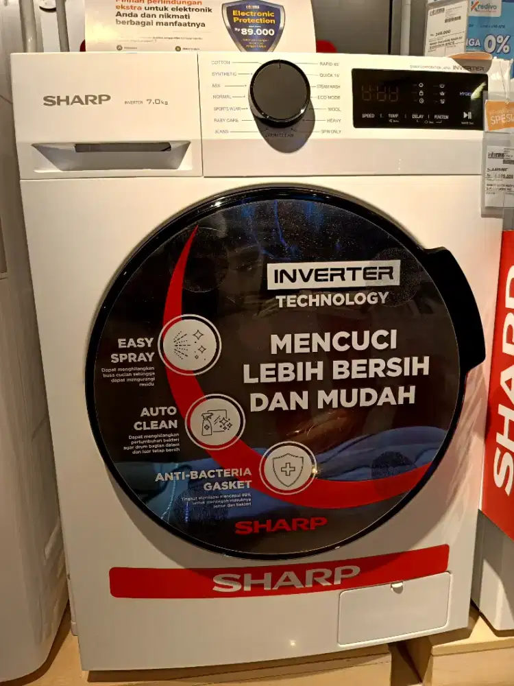 MESIN CUCI FRONT LOAD CICILAN 0%