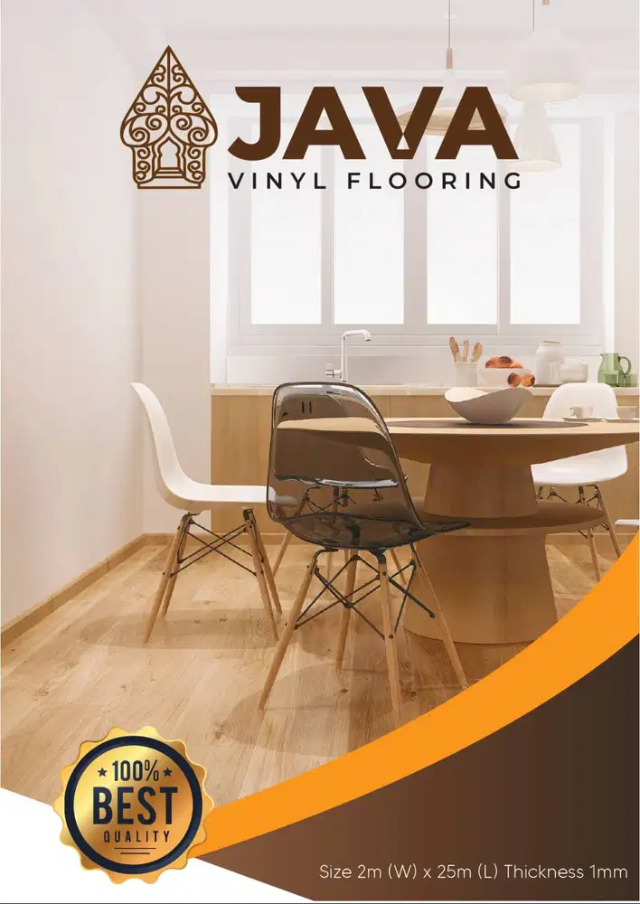 Vinyl Java Tebal 1mm / Vinyl Lantai / Vinyl Roll Meteran JAVA