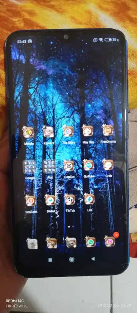 Redmi 8A pro di jual murah