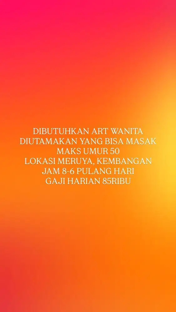 Art freelance PP wanita