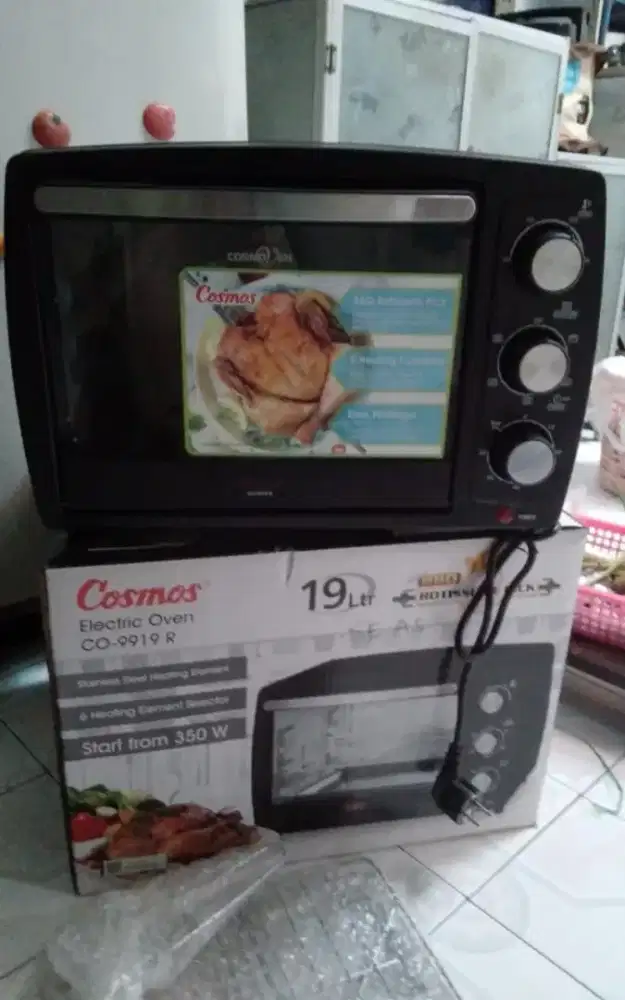​[BARU/NEW] Oven Listrik Cosmos CO-9919 R 19L Low Watt