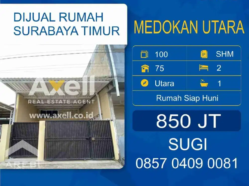 Rumah Medayu Utara Dijual