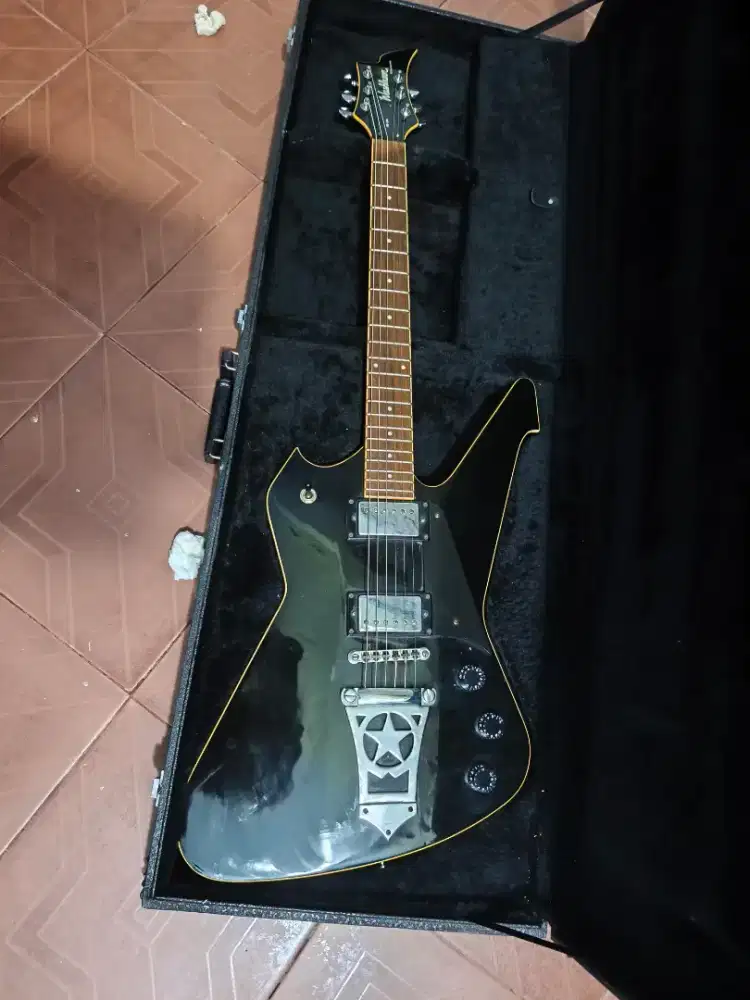 Gitar Washburn PS500 / KISS original Korea Hardcase original  bisa tt