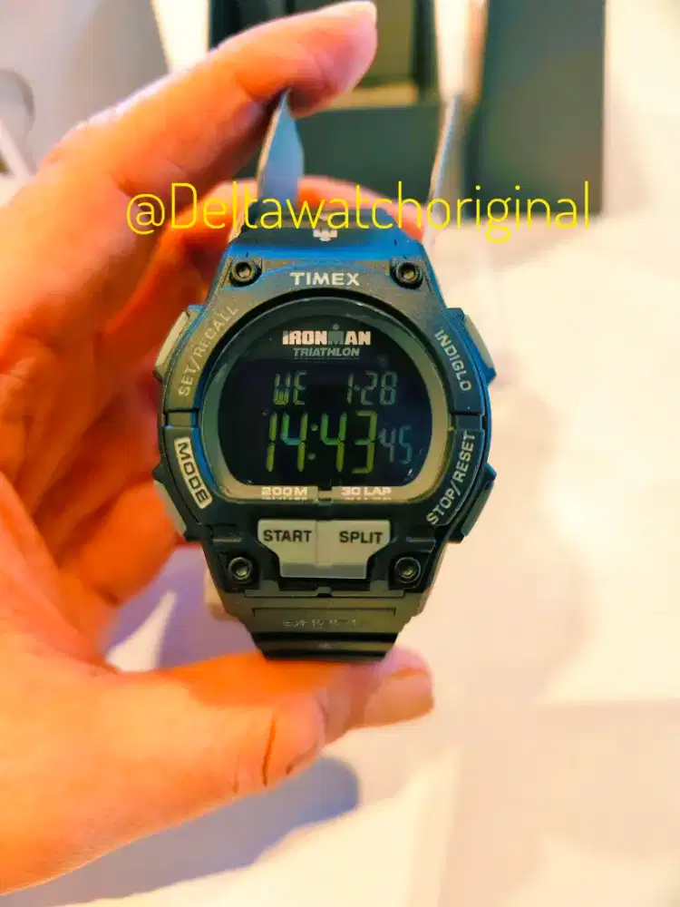 Timex TW5M64800 Classic Ironman Black Digital Special Edition Fullset