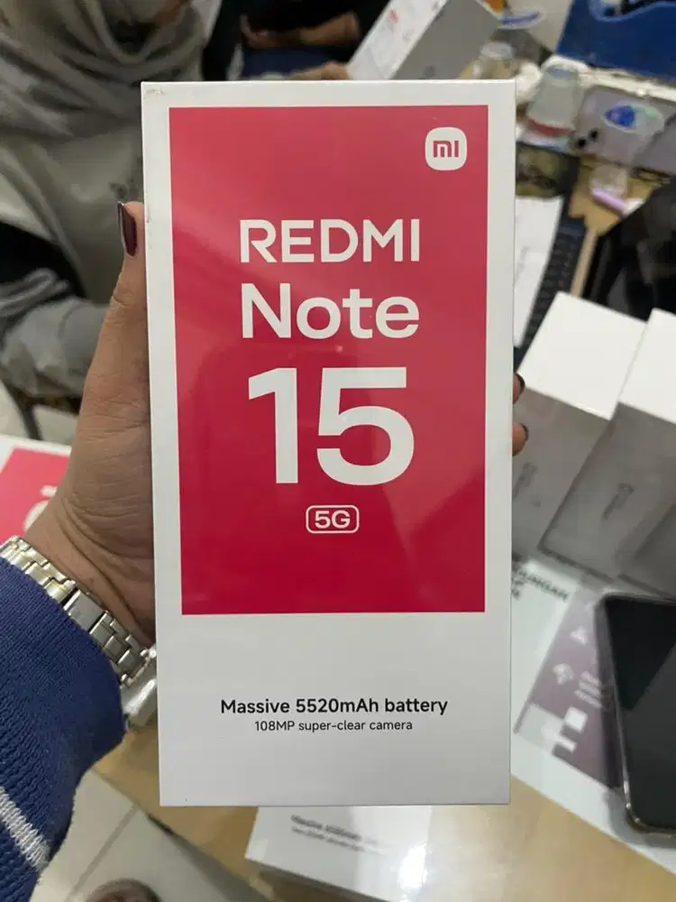 XIAOMI REDMI NOTE 15 5G 8/256GB BLACK DAN PURPLE