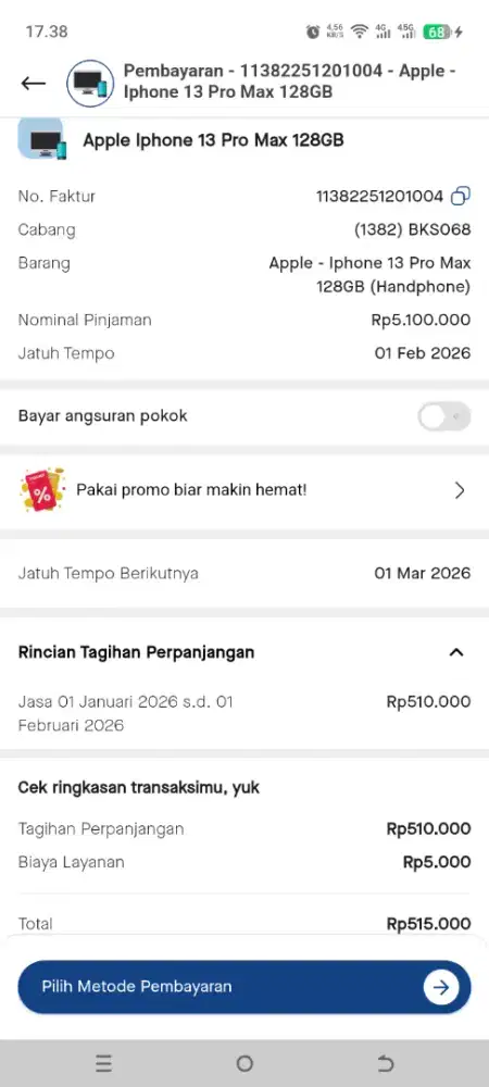 Iphone 13 pro max 128gb blue inter