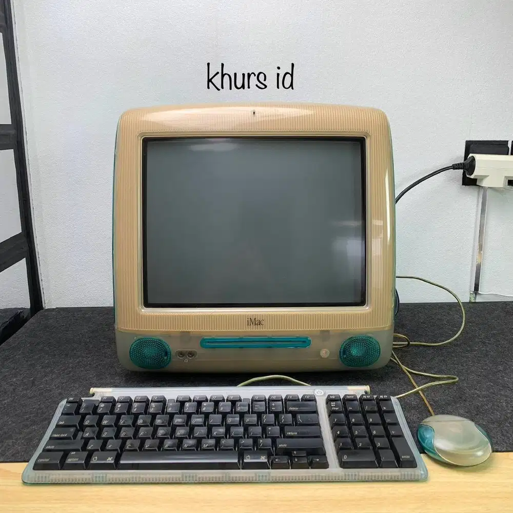 imac g3 blueberry 1999 - rare apple collection