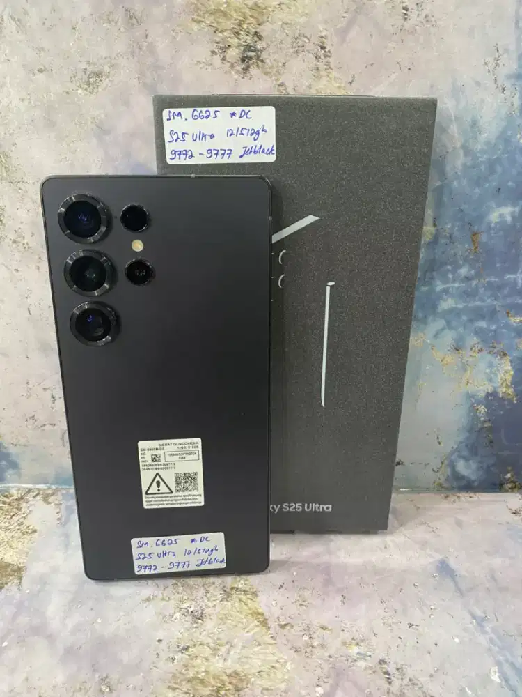 Di jual HP SAMSUNG GALAXY S25 ULTRA 5G RAM 12GB ROM 512GB JETBLACK