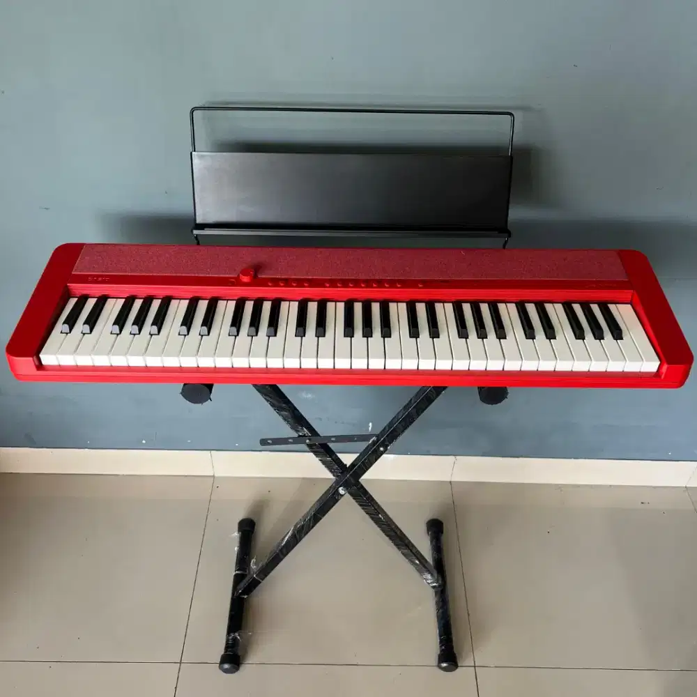 Casio Cts-1 key Portable Keyboard In Red