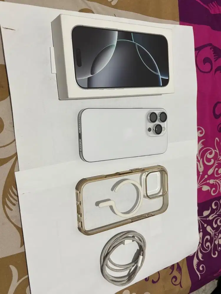 iPhone 16 Pro 128GB iBox Like New, BH 100%, Garansi Aktif