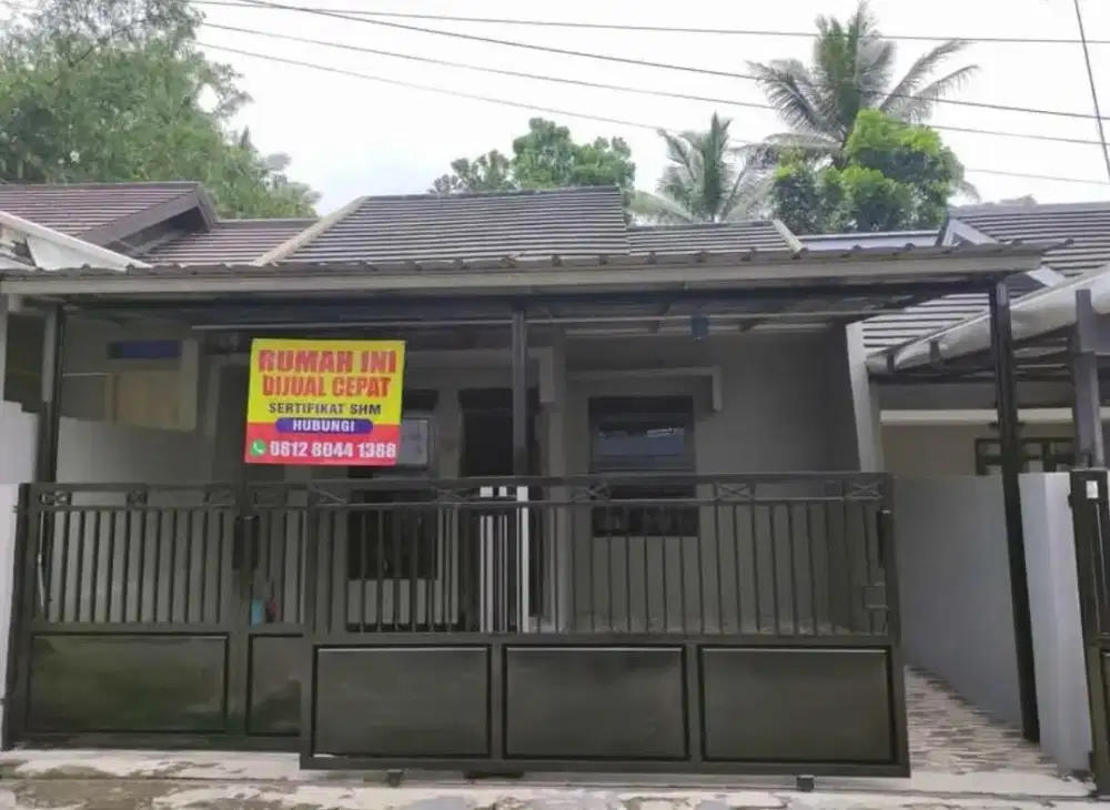 Disewakan / dijul rumah cluster