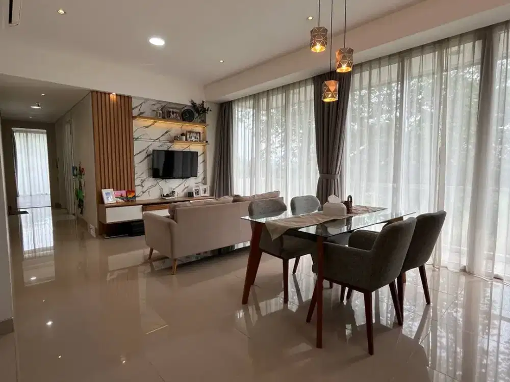 dijual Rainbow Springs CondoVilla Gading Serpong 3BR Tower Orange Full Furnish