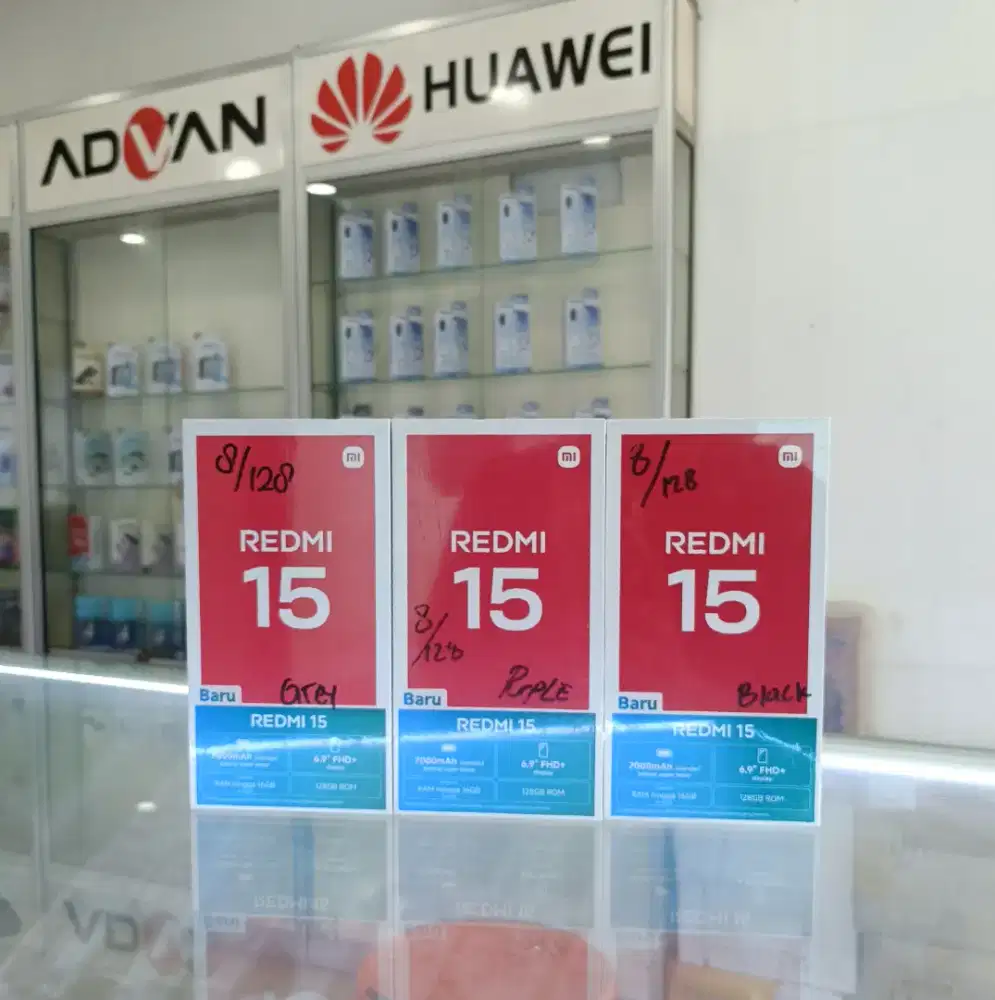 Redmi 15 (8/128) GB Baru Resmi Xiaomi⁹