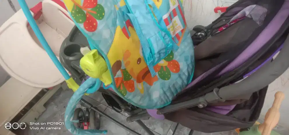 Dijual Paket Stroller+Kursi+Bouncer