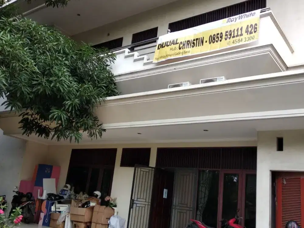 DIJUAL CEPAT RUMAH Harga dibawah NJOP Di Sunter Danau Indah Barat  Rumah Hoek, Utara Timur.