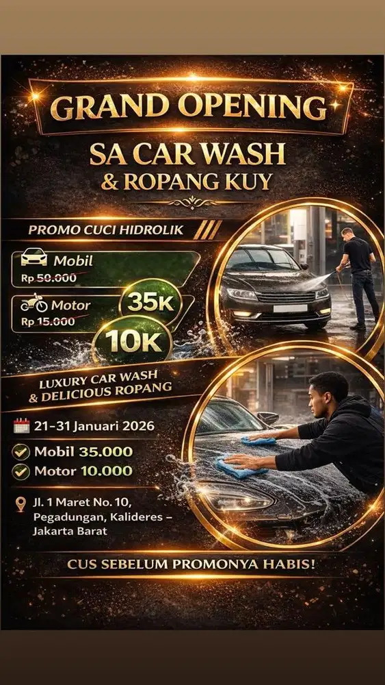 Beres beres dan masak ropang