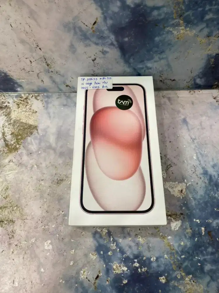 Di jual hp NEW IPHONE 15 PINK TITANIUM 128 IBOX