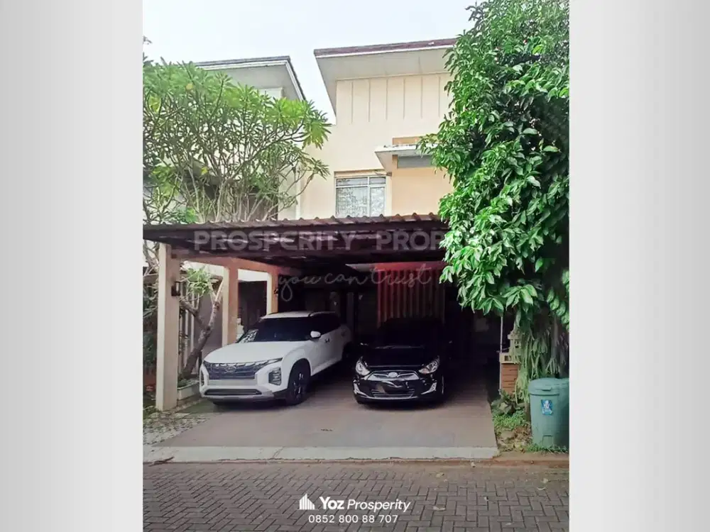 Termurah di Kelasnya Rumah 2,5 Lantai Full Furnish di Cluster Naturale Foresta BSD City Tangerang Baru Renovasi