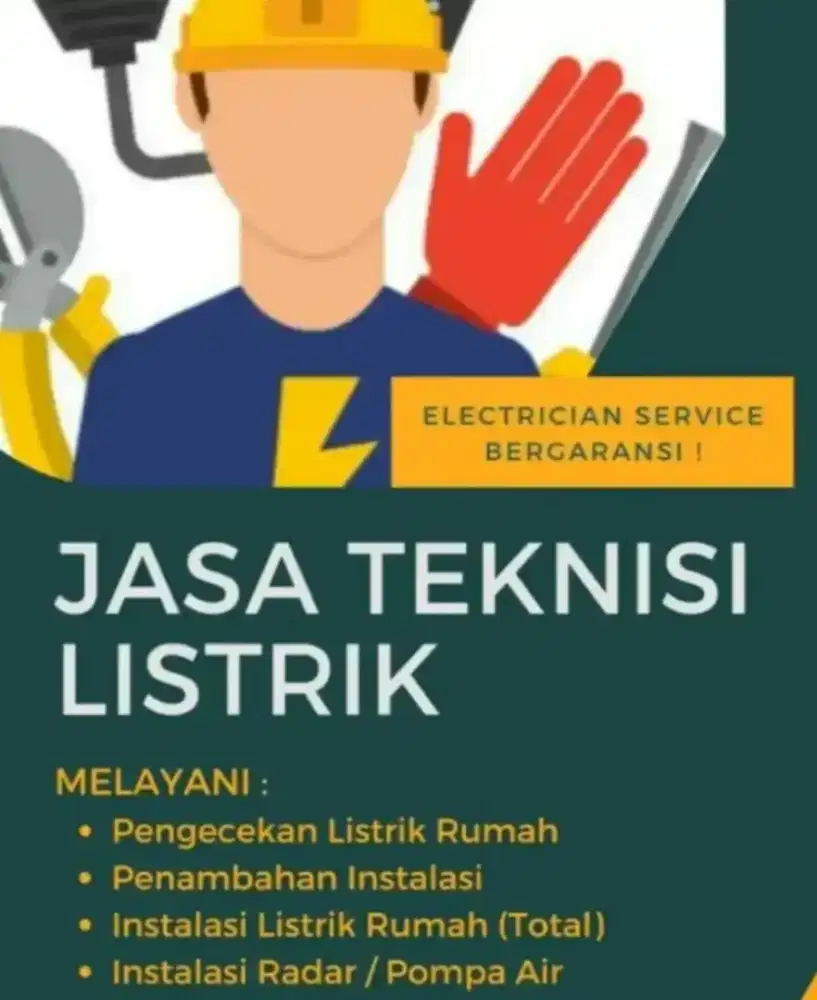 Jasa instal listrik & pompa air