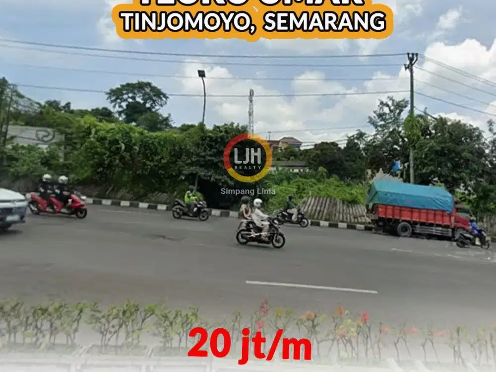 Dijual Tanah Luas Strategis di Tinjomoyo Banyumanik