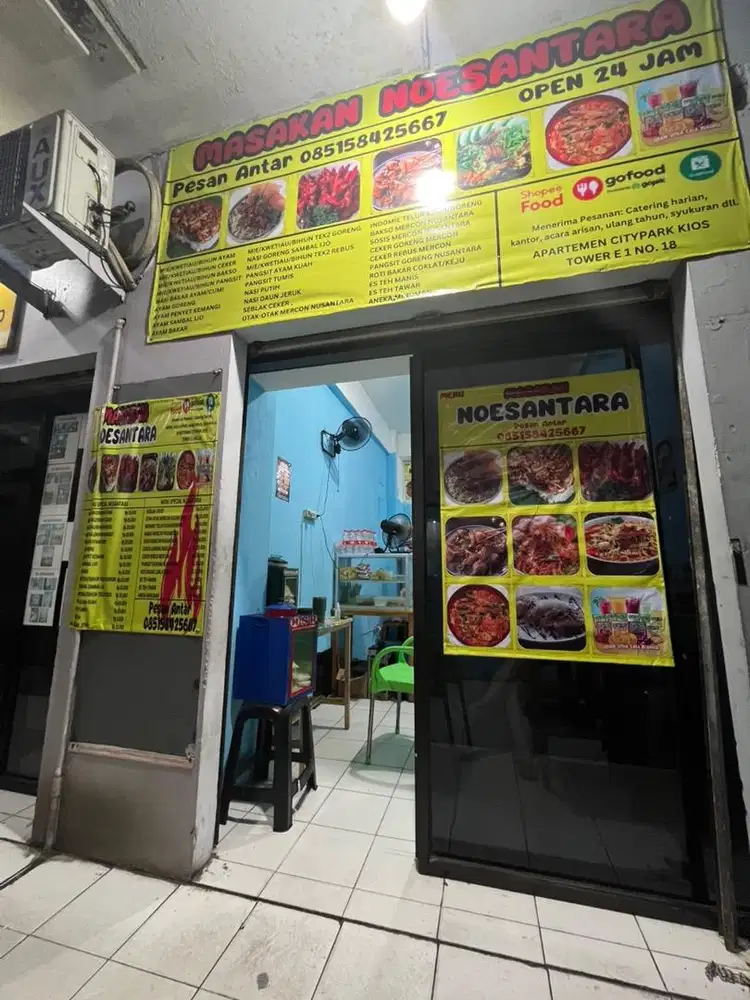 dicari karyawan untuk antar2 makanan di apartemen citypark