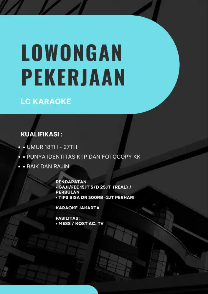 Loker LC karaoke di jakarta