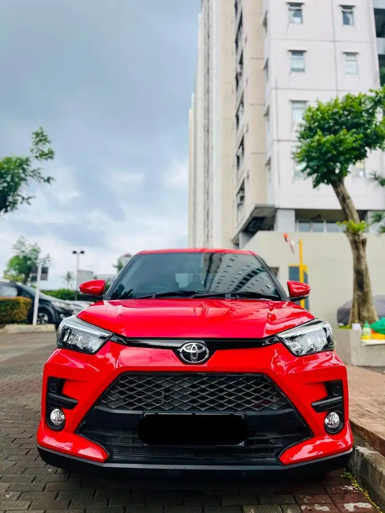 Toyota Raize NIK 2022 KM 17rban G 1.0 Turbo Merah Pajak Agust 26