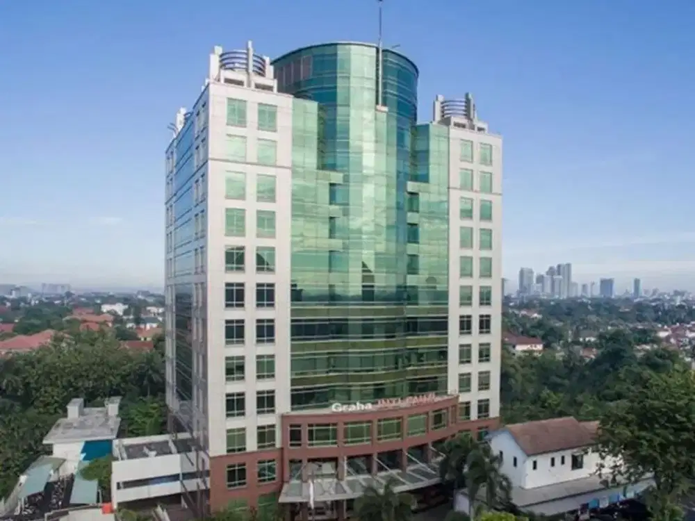 Disewakan Office Furnished, Siap Pakai, Luas 254m2 di Graha Inti Fauzi, Warung Buncit