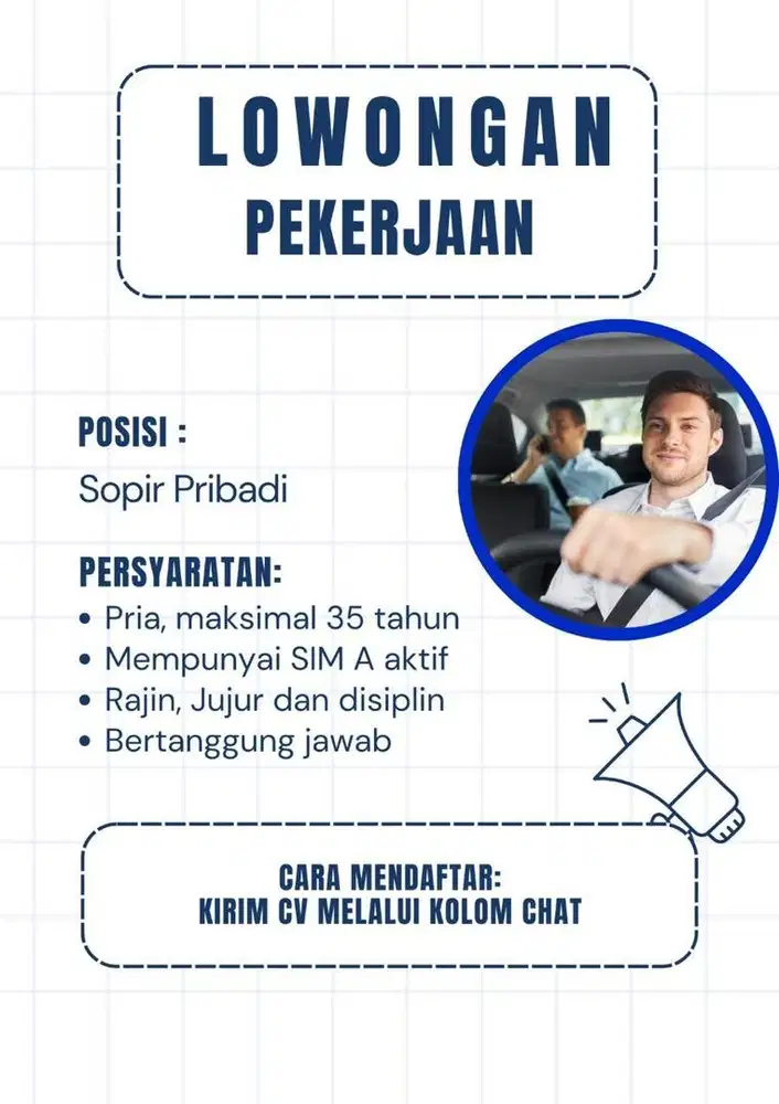 Lowongan Pekerjaan Driver