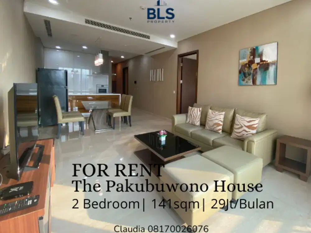 FOR RENT Apartment The Pakubuwono House 2BR
