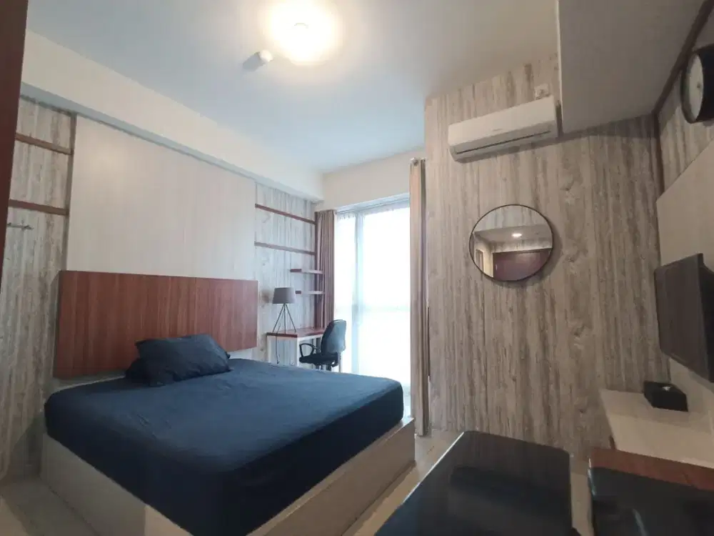 Unit Secondary Studio Dekat UI – Full Furnished, View Jakarta