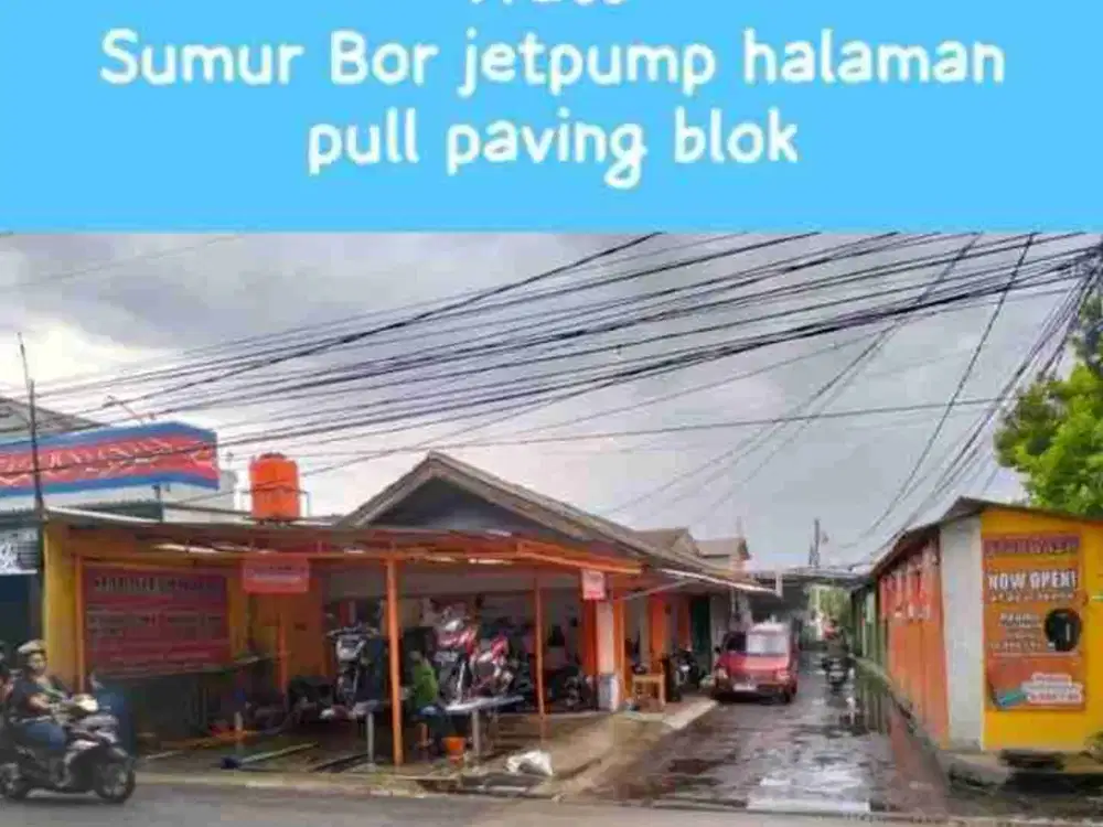 Jual Tanah beserta 15  toko kios di Tanah baru Beji Depok jl swadaya