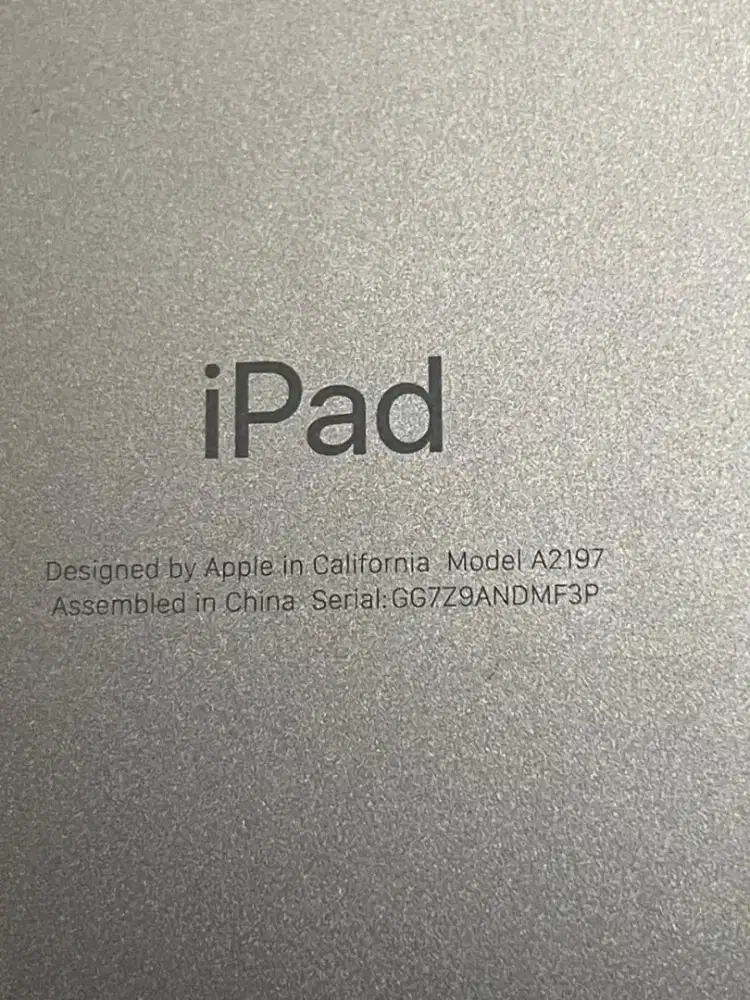 Ipad 7 wifi only kondisi apa adanya