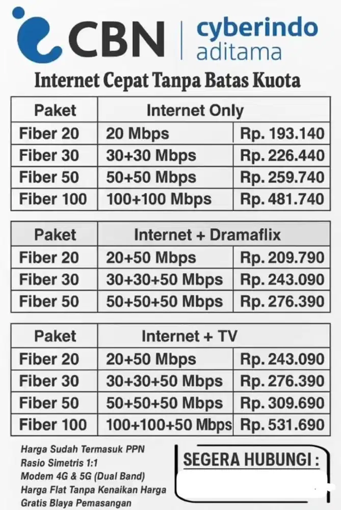 Wifi cbn murah meriah
